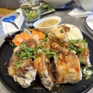 Fried Chicken Rice & Egg